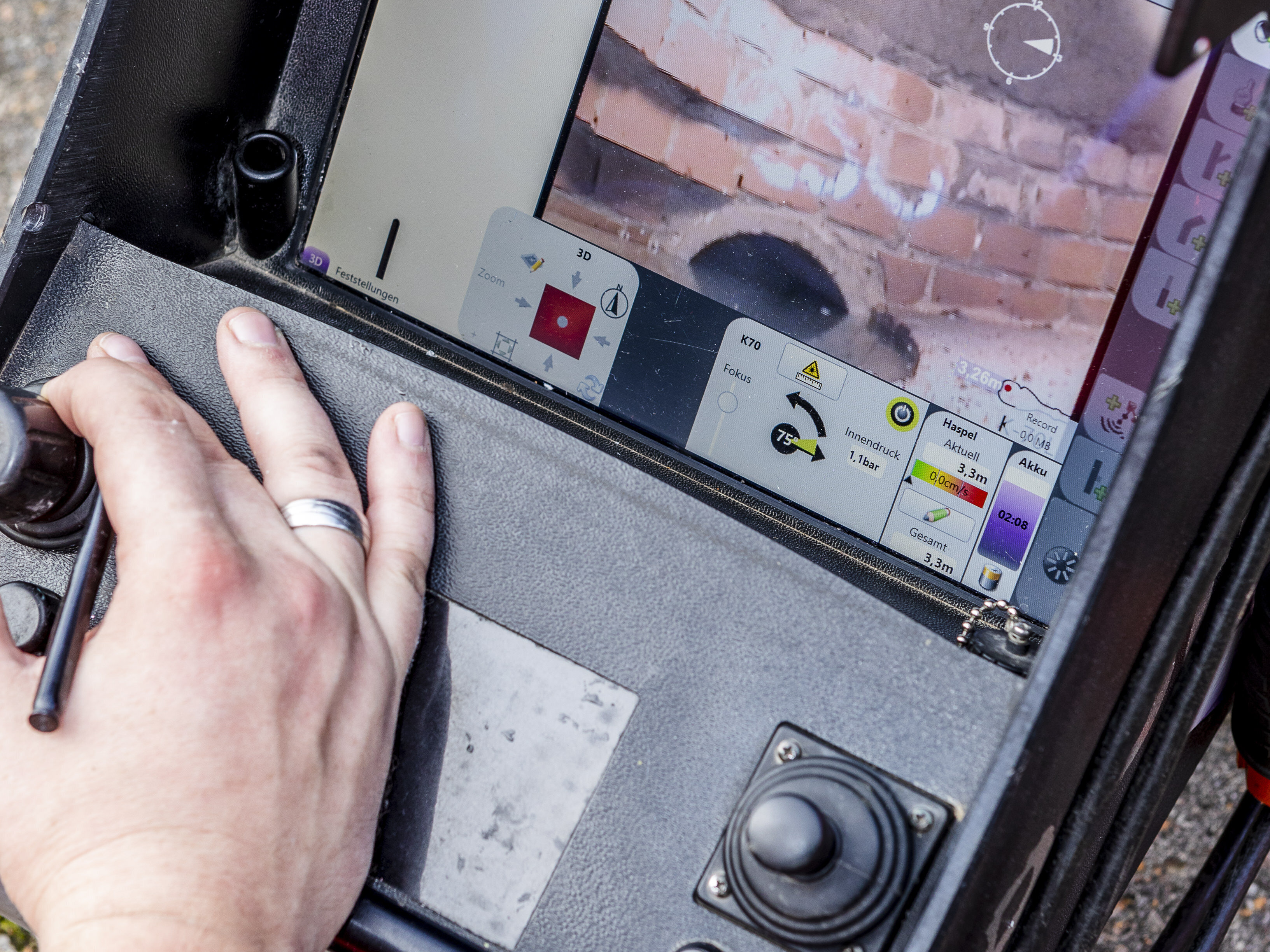 TV Inspektion zur Bestandsaufnahme im Kanalsystem Canal Control Rohrsanierung